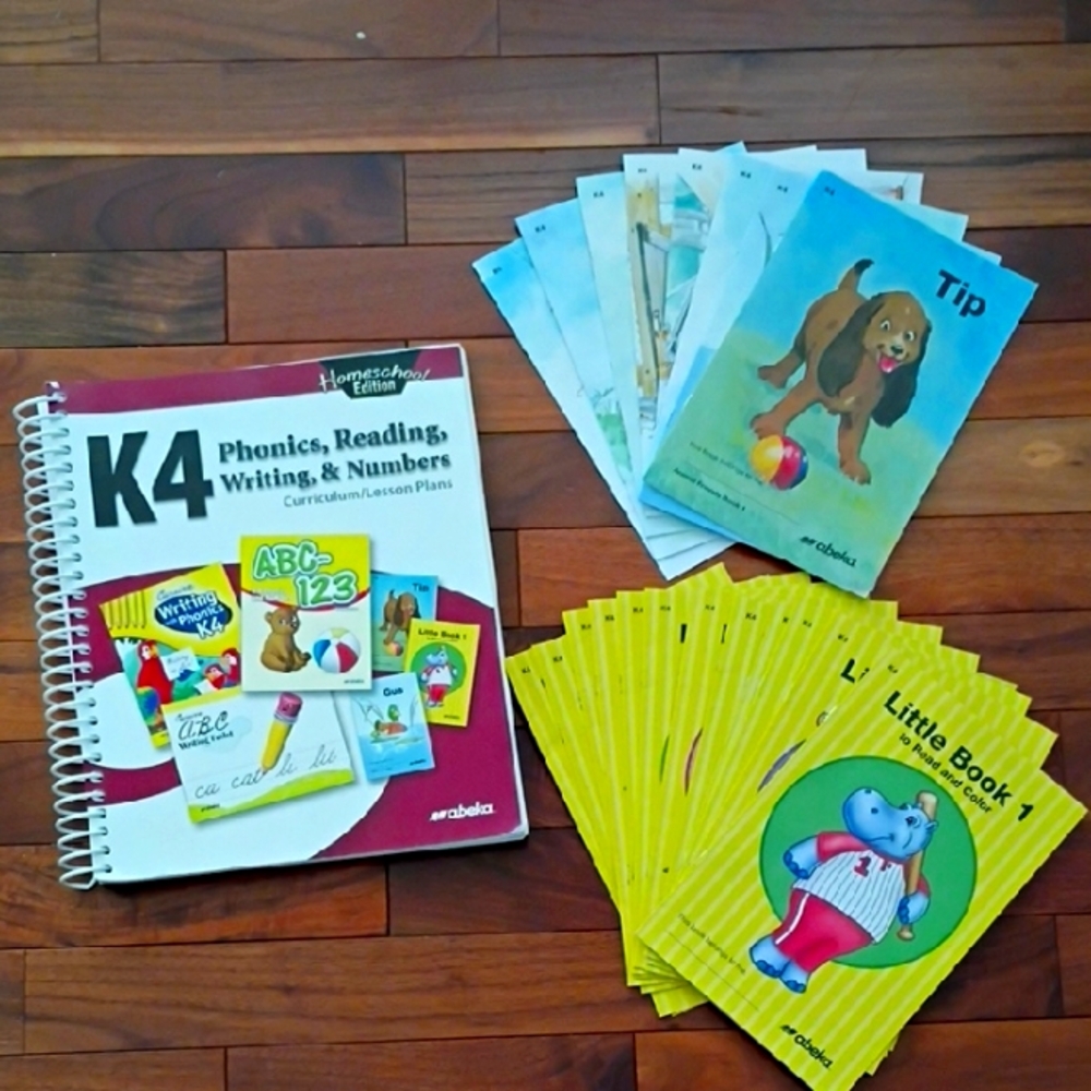 Abeka K4 Homeschool Lesson Plans And Books Bundle